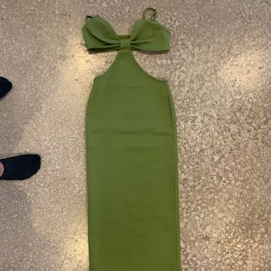 Sexy green dress
